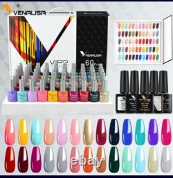 Kit de vernis gel Venalisa 60 pièces Vernis gel couleur UV LED VIP2 tout neuf