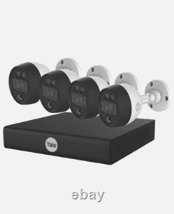 Kit de vidéosurveillance Yale 4 caméras Smart Motion YSV-4CSMD-4CK + Disque dur de 1 To tout neuf