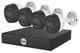 Kit De Vid&eacute;osurveillance Yale 4 Cam&eacute;ras Smart Motion Ysv-4csmd-4ck + Disque Dur 1 To, Neuf