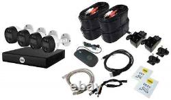 Kit de vidéosurveillance Yale 4 caméras Smart Motion YSV-4CSMD-4CK + disque dur 1 To, neuf