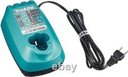 Kit de visseuse à percussion rechargeable Makita TD090DWSPW 10,8 V blanche toute neuve