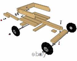 Kit facile à construire de karting en bois
