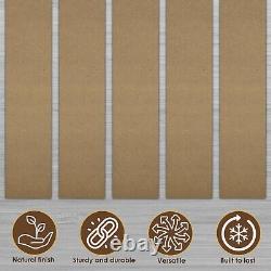 Kits de revêtement mural en aggloméré à secousses en bandes 1220mm x 90mm x 6mm ou 9mm