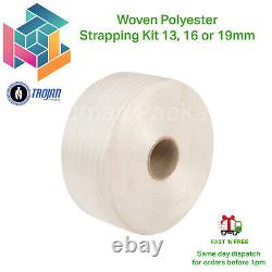 Kits de sangles en polyester tissé options 13, 16 et 19 mm