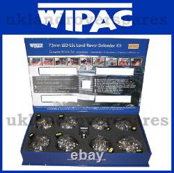 Land Rover Defender Led Wipac Deluxe Smoke Upgrade Lamp Light Kit 11 Lampes