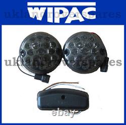 Land Rover Defender Led Wipac Deluxe Smoke Upgrade Lamp Light Kit 11 Lampes
