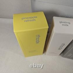 Le kit rhode Quatre essentiels quotidiens pour la peau avec trousse de toilette RRP 117 £ NOUVEAU