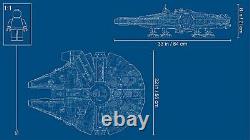 Lego 75192 Star Wars Millennium Falcon 7541 Pièces De Construction Kit Et Vaisseau