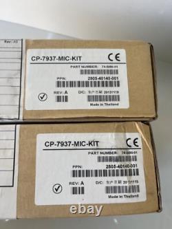 Lot de 2 pièces de kit microphone Cisco CP-7937 neuf (P/N 74-5090-01)