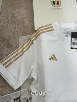 Maillot édition limitée Adidas Italie 125e anniversaire, taille moyenne, neuf dans sa boîte
