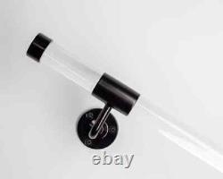 Mains courantes en acrylique pour escaliers intérieurs, Kit de balustrade transparente en lucite de 50cm à 450cm