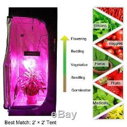 Mars 300w Led Grow Light Veg Usine De Fleur + 70 × 70 × 160cm Grossir Kit Intérieur Tente