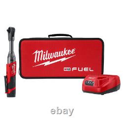 Milwaukee 2560-21 M12 Fuel 3/8 Kit De Cliquet De Portée Étendue