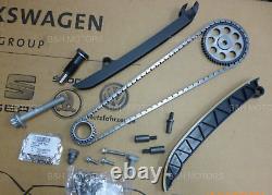 NOUVEAU KIT DE CHAÎNE DE DISTRIBUTION AUTHENTIQUE VW GROUP 1,2 TSI TFSI Moteurs CBZA CBZB 03F198158B
