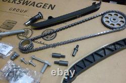 NOUVEAU KIT DE CHAÎNE DE DISTRIBUTION AUTHENTIQUE VW GROUP 1,2 TSI TFSI Moteurs CBZA CBZB 03F198158B