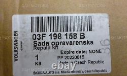 NOUVEAU KIT DE CHAÎNE DE DISTRIBUTION AUTHENTIQUE VW GROUP 1,2 TSI TFSI Moteurs CBZA CBZB 03F198158B