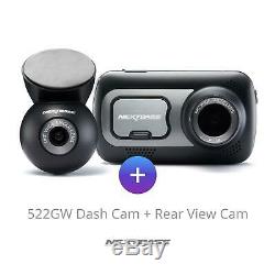 Nextbase 522gw Avant Dash Cam Et Kit Bundle Caméra Arrière