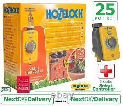 Nouveau KIT D'ARROSAGE HOZELOCK 25 pots 2804 5010646061117 (avec contrôleur sélectif)