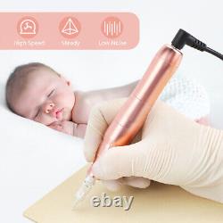 Nouveau Kit de Machine de Maquillage Permanent P300 en couleur rose pour les sourcils, l'eye-liner et les lèvres