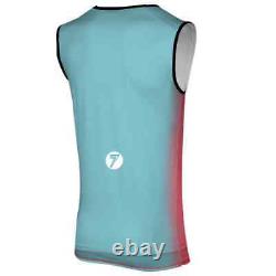 Nouveau kit de course Seven Race combinaison Zero Dissolve Flo Rouge Bleu avec compression MX Motocross