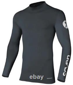 Nouveau kit de course Seven Race combinaison Zero Dissolve Flo Rouge Bleu avec compression MX Motocross
