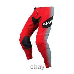 Nouveau kit de course Seven Race combinaison Zero Dissolve Flo Rouge Bleu avec compression MX Motocross