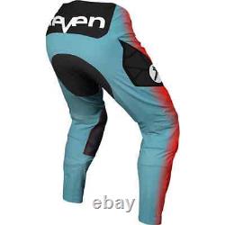 Nouveau kit de course Seven Race combinaison Zero Dissolve Flo Rouge Bleu avec compression MX Motocross