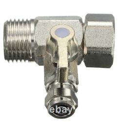 Nouveau robinet en satin alcalin / nickel à double robinet, Kangen avec kit d'installation