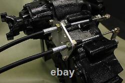 Np-205 Gm Twinstick Transfer Case Shifters Kit De Commutateurs De Câble En Acier Inoxydable Pn Csbgy48 205gm