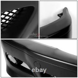 Pour 99-06 E46 3series Non-m M3 Style Abs Front Bumper Cover Body Kit+fog Light