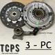 Pour Toyota Carina 1.6 Essence Mk5 (t17) Kit D'embrayage 3 Pièces Neuf