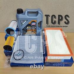 Pour VW Passat B8 1.6 2.0 TDI 2014+ Liqui Moly Kit de Service Bosch Neuf 5w30