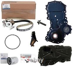 Pour le kit de courroie de distribution Ford Transit Custom MK8 2.0 Ecoblue, couvercle de carter d'huile et prise d'huile