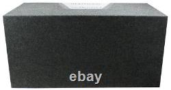 Pyramide Bnps122 12 1200w Subwoofer Audio De Voiture Avec Boîte, 1500w Mono Amp, Et Kit D'amplificateur