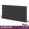 Radiateur 3 Colonnes Vertical Horizontal Rad Traditionnel En Fonte Style Blanc Gris