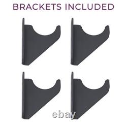 Radiateur vertical gris anthracite à colonne plate double panneau 1800 x 610 mm