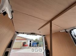 Revêtement de toit en contreplaqué Transit Custom 2023 pour panneaux de toit SWB, kit 6 mm, forme neuve	
<br/>	  

