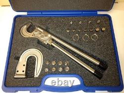Rivet À Main Squeezer Kit 24 Pièces Avec Fossette Dies Et Squeezer Sets Nouveau