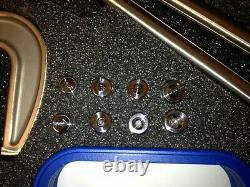 Rivet À Main Squeezer Kit 24 Pièces Avec Fossette Dies Et Squeezer Sets Nouveau