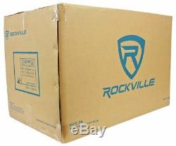 Rockville Rv12.2a 1200w Dual 12 Boîtier Subwoofer Voiture + Amplificateur Mono + Amp Kit
