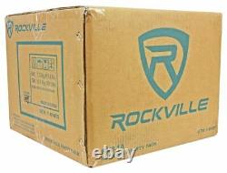 Rockville Rv8.1a 400w 8 Loadd Car Subwoofer Enclosure+amplifieur Mono+amp Kit