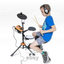 Set de batterie électronique Carlsbro Rock 50 Kids avec tabouret et écouteurs