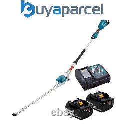 Taille-haie à perche sans fil Makita DUN500W LXT 18v Brushless avec 2 batteries de 5ah