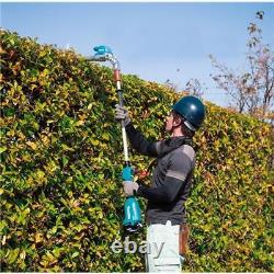 Taille-haie à perche sans fil Makita DUN500W LXT 18v Brushless avec 2 batteries de 5ah