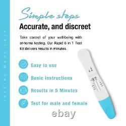 Test de dépistage salivaire 6 en 1 Kit de test oral Cannabis Cocaïne Héroïne Plus de kits