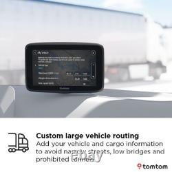 TomTom GPS camion GO Professional 2e génération 6 pouces avec trafic en temps réel et écran tactile