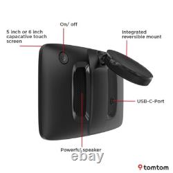 TomTom GPS camion GO Professional 2e génération 6 pouces avec trafic en temps réel et écran tactile