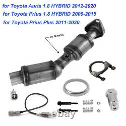 Toyota Prius, Prius+ 2009-2015 1.8 Convertisseur Catalytique Avec Capteur D'oxygène & Kit