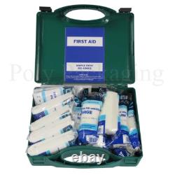 Trousse de premiers secours approuvée HSE pour 1-10 personnes pour le travail/bureau/taxi/maison/caravanes