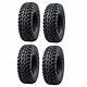 Tusk Terrabite Radial Atv Utv Tire Kit Set Of Four 4 Pneus 30x10-14